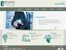 Tablet Screenshot of beghouconsulting.com